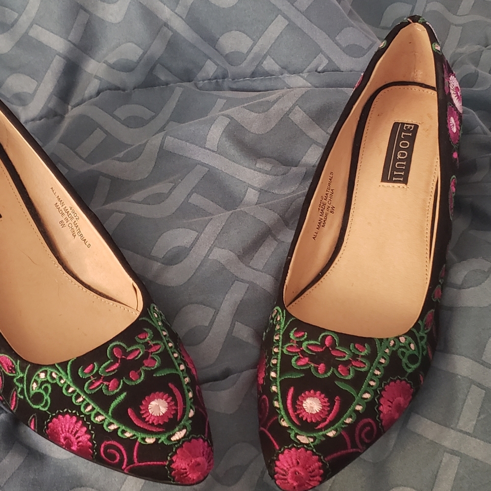 Beautiful embroidered classy shoes